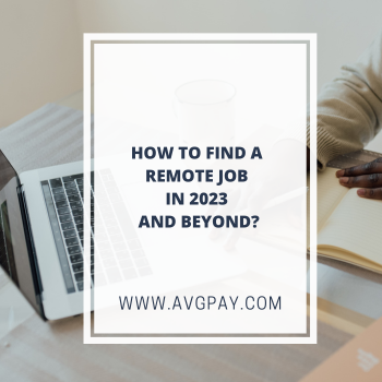 How to find a remote job in 2023 and beyond?